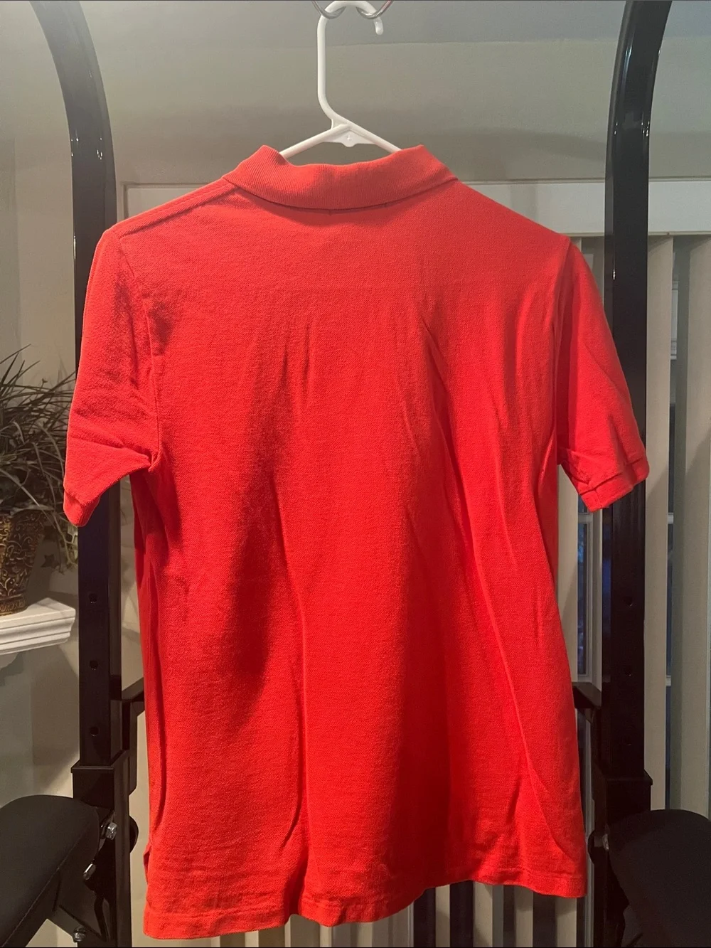 Ralph Lauren Red Polo with Navy Pony Embroidery